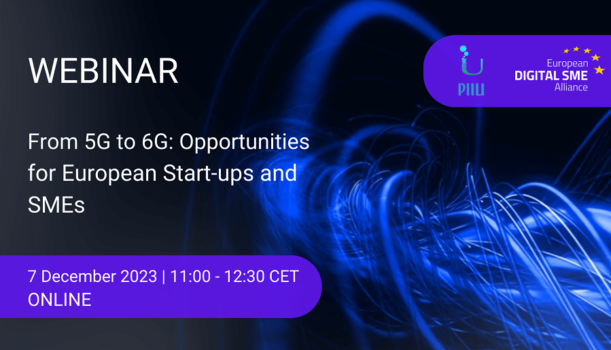 Webinar: “From 5G to 6G: Opportunities for European Start-ups and SMEs”